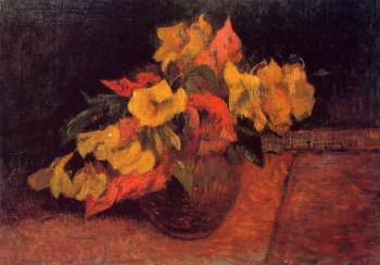 Paul Gauguin : Evening Primroses in a Vase